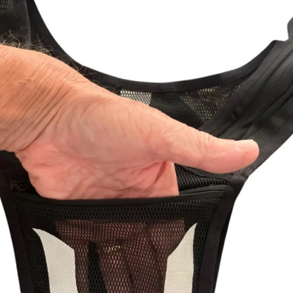 Colete de Corrida Pro - com Bolsos para Celular, Hidratação, Fones e Chaves