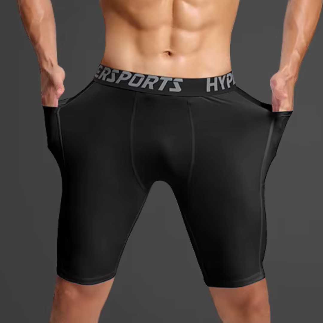 Bermuda de Compressão Com Bolsos - Hyper Sports