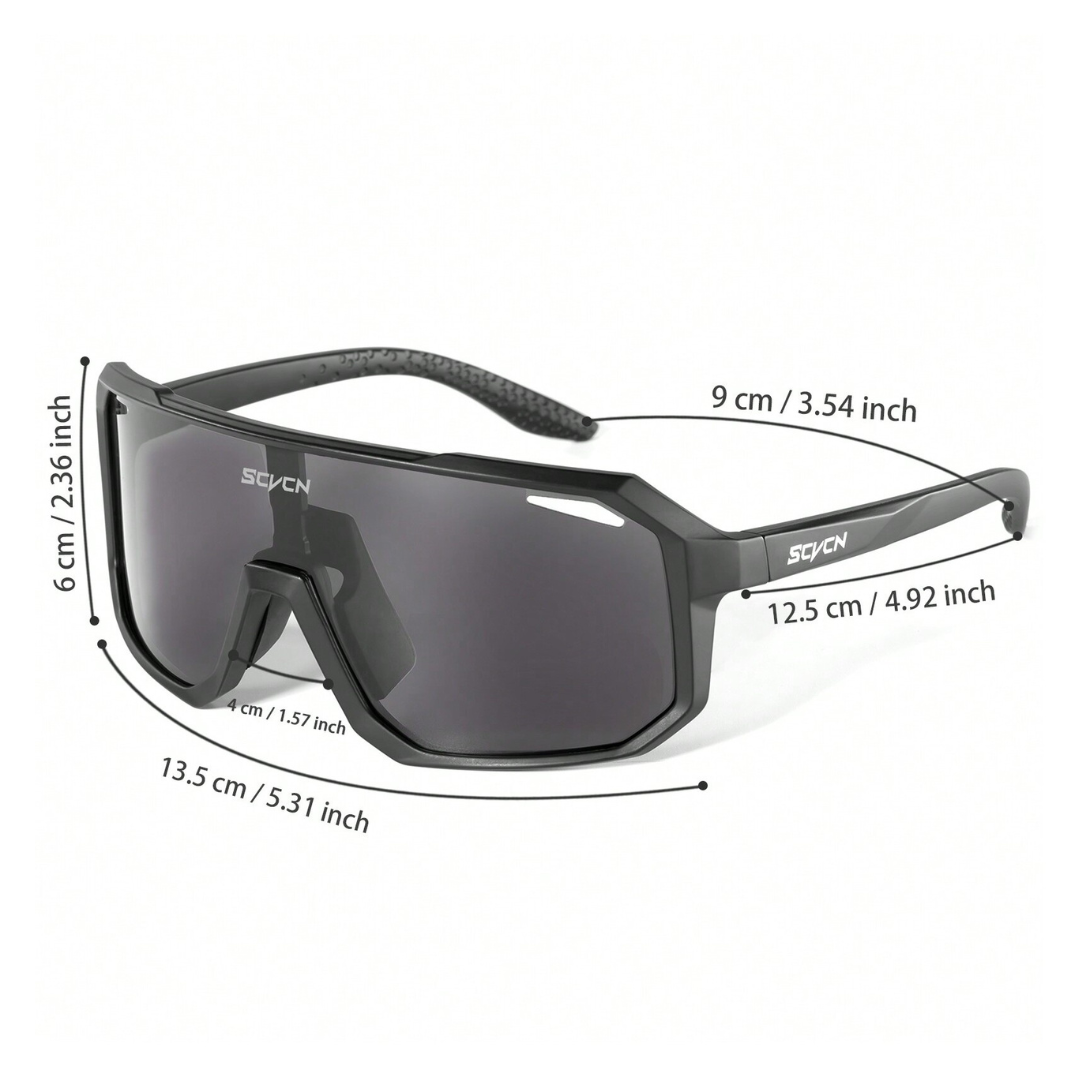 Óculos de Sol Para Corrida e Ciclismo - Black Pace SCVCN